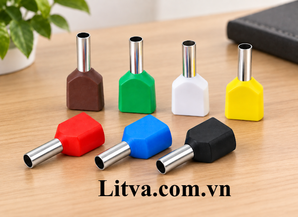 Đầu cos kim rỗng đôi TE2510